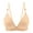 A Beige, variant on Fanxing Bra for Women Plus Size Comfort T-Shirt Bra No Underwire Wirefree Bra Everyday Bras Support Wireless Bra S,M,L,XL