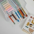 thumbnail image 5 of Martha Stewart Brody Set of 2 Plastic Stackable Office Desktop Organizer Boxes, Single Drawer and 2 Drawers, 6" x 7.5", 5 of 9