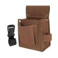 thumbnail image 4 of Cinturón de herramientas de carpintero Kusrkot Bolsa de mantenimiento Marrón Bolsa de uñas, 4 of 7