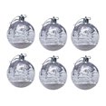 thumbnail image 3 of Luoshdecor 6 Pcs Christmas Ball Ornaments,Clear Glitter Winter Wonderland Ball for Xmas Home Hanging Ornaments Decor, 3 of 9