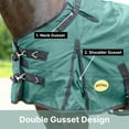 thumbnail image 5 of Resistance 1200D Horse Turnout Blanket, 300g Polyfill, Waterproof, Winter, [Size], Adjustable Buckle Closure, 5 of 10