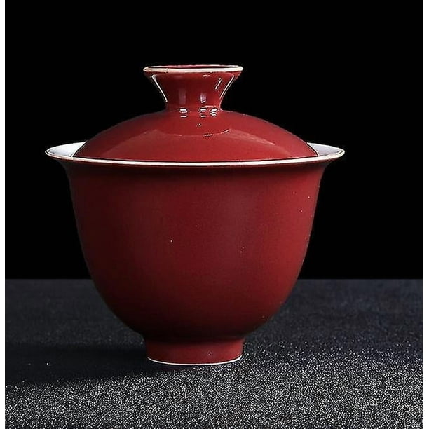 Juego de té HUOGUO Jihong Gaiwan Kung-Fu Set con taza de cristal