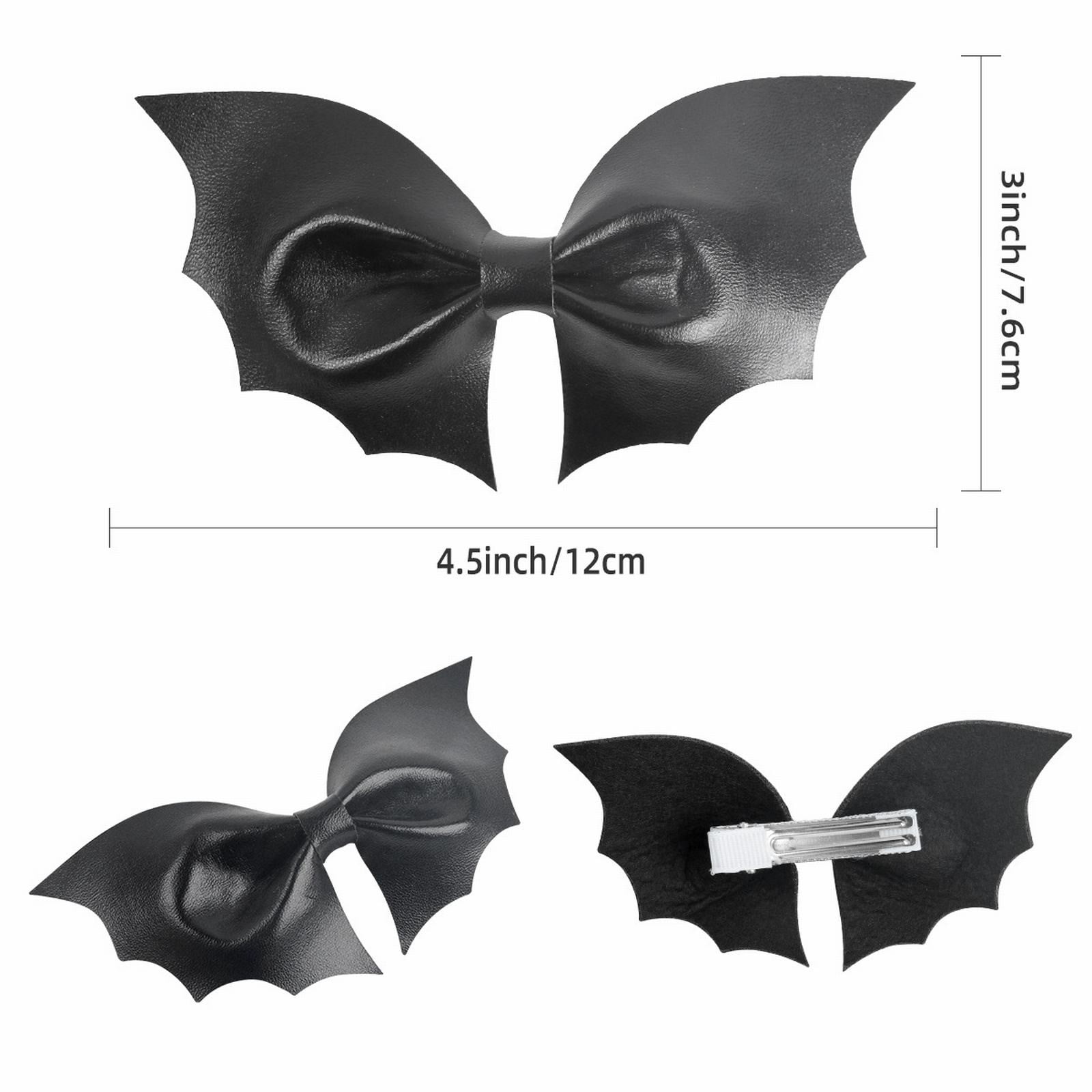 Pince à Cheveux Diable, Barrette Aile Chauve-souris Pour Fête D'halloween, épingle à Cheveux, Accessoires Cosplay, Thème