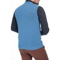 thumbnail image 3 of Chandail pour Hommes Bleu Mélangé, 3 of 4