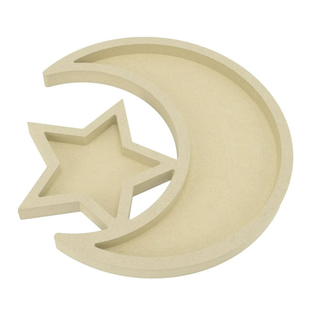 Bandeja De Madera Eid, Forma Bonita, Hermosa Y Práctica Bandeja De Postre De Madera Eid, Material De Boj Para Jardín ANGGREK Otros