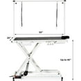 thumbnail image 4 of Garvee Heavy Duty Dog Grooming Table, 50'' Electric Grooming Table for Dogs&Cats, Pet Grooming Table, Height Adjustable with Anti Slip Tabletop, with Sockets for All Pets White, 4 of 7