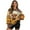 Aztec Highland Cow, variant on Yuyamidu Lavender Horse Casual Crew Neck Sweatshirt Soft Comfy Long Sleeve Pullover Oversized Tops with Pockets Women's Novelty Sweatshirts Hoodie Cycling Volleyball Jogging Clothes S-3XL