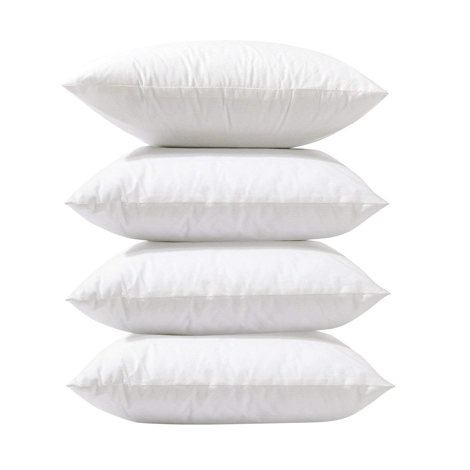 Acanva Hypoallergenic Throw Pillow Inserts Soft Square Euro Decorative Form Stuf 