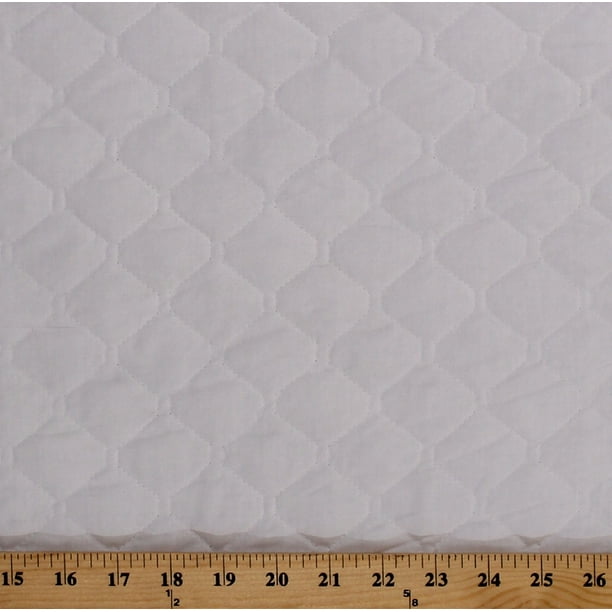 42" Single Face White Quilted Fabric by the Yard (262000) Walmart