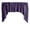 Purple, variant on Swag Valance Cotton Zebra Print 58" Wide / 36" Tall