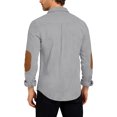 thumbnail image 4 of Men's Long Sleeve Polo Shirt,Corduroy,Warm & Durable for Outdoor Jobs, Fall Winter Layering | Polo Shirts, 4 of 4