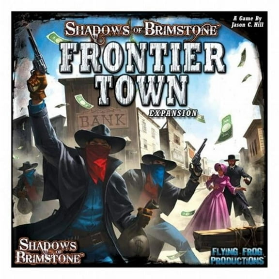 Flying Frog Productions  Shadows of Brimstone-Frontier Town Expansion Brown One Size