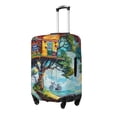 thumbnail image 2 of Bingfone Whimsical Treehouse Painting Luggage Cover Washable Suitcase Cover Protector Anti-scratch Suitcase cover Fits 18-32 Inch Luggage (No luggage included), 2 of 8