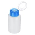 thumbnail image 1 of Dispensadores de alcohol solvente Uxcell de 180 ml (6.1 oz) con bomba de dispensación de líquido de empuje recto, azul, 1 of 6