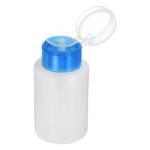 Uxcell Solvent Alcohol Dispensers 180ml(6.1oz) Straight Push Down Liquid Dispenser Pump, Blue