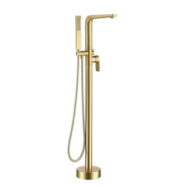 Boyel Living Single-Handle 1-Spray Tub and Shower Faucet in Brushed Gold (Valve Included) - Built In Valve