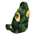 thumbnail image 3 of Picia Fresh Avocados Print Waterproof Sweating Car Seat Cover for Post Gym Workout, Running, Beach and Hiking, Universal Fit Anti-Slip Bucket Seat Protector, 3 of 5