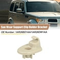 thumbnail image 2 of 2pcs Beige Plastic Sun Visor Support Clip Retainer No.1AR26BD1AA/1AR26DW1AA for Dodge Nitro 2008-2012, 2 of 6