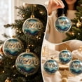 thumbnail image 4 of Sulaicai Christmas Story Ball Ornament, Mini Holiday Scene Transparent Hanging Bauble, Vintage Festive Keepsake Decor for Xmas Tree, Mantel, Indoor Holiday Party Display, 4 of 7