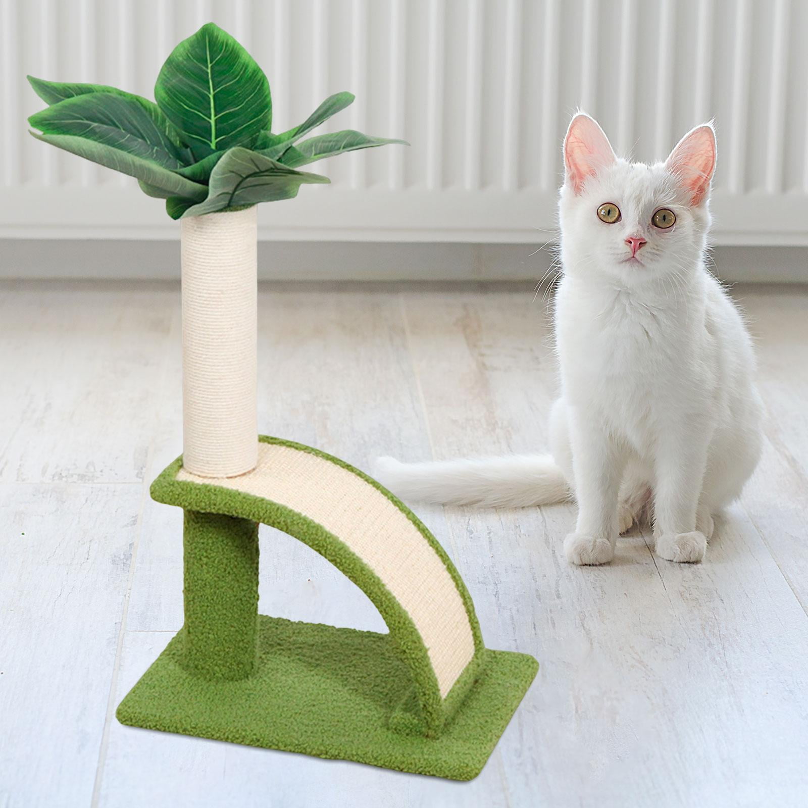 Bvdfgk Cat Scratching Post Cat Climbing Pole Grinding Paws Durable Sisal Rope Furniture 33.5cmx23.5cmx46.5cm