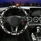 thumbnail image 3 of Funda para volante de coche Antideslizante con estampado de margaritas Protector de volante sin anillo interior Universal 37-38cm Juego de fundas de volante suaves y transpirables para Auto Trucks SUV, 3 of 11
