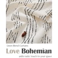 thumbnail image 3 of Cortinas Jinchan Boho, ropa de cocina, nivel café, 45 cm, 2 paneles, 3 of 4