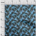 thumbnail image 2 of oneOone Polyester Spandex Dark Gray Fabric Leaves Sewing Craft Projects Fabric Prints By Yard 56 Inch Wide, 2 of 5