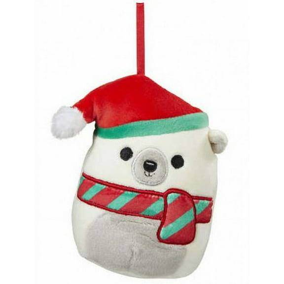 Squishmallows Ornament Brooke Polar Bear 4 Plush (CLASSIC Collection) (Kellytoys) (No Packaging)
