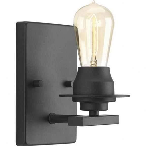 P300008-143-Progress Lighting-Debut - 4.5 Inch Width - 1 Light - Line Voltage - Damp Rated-Graphite Finish