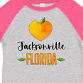 thumbnail image 4 of Inktastic Jacksonville Florida Orange in Heart Boys or Girls Toddler T-Shirt, 4 of 5