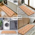 thumbnail image 6 of Orange Christmas Gingerbread Man Pattern Kitchen Rug Mat,Kitchen Runner Rugs Non Skid Washable,Decorative Kitchen Floor Mats for Kitchen,Sink,Laundry,17"x47.2", 6 of 7
