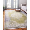 thumbnail image 2 of Unique Loom 3130022 3 ft. 3 in. x 5 ft. 3 in. Olwen New Classical Area Rug, Light Green, 2 of 4