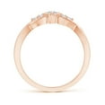 thumbnail image 2 of ANGARA Natural 0.11 Ct. Diamond Infinity Promise Ring in 14K Rose Gold for Women (Ring Size: 3), 2 of 8