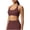 Brown, variant on Tank Tops For Women Workout Sports Shock-Absorbing Bra, Seamless Padding For Exercise, Basic Fitness Yoga Top Vest
