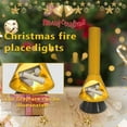 thumbnail image 5 of Navidad Chimenea Linternas Decorativas Llama Efecto LED Fuego Lámpara Batería Operado Portátil Chimenea Interior Al Aire Libre D, 5 of 5