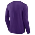 thumbnail image 3 of Men's Purple Minnesota Vikings Logo Team Lockup Long Sleeve T-Shirt, 3 of 3