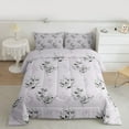 thumbnail image 2 of jejeloiu Country Flowers Full Size Comforter Sets,Botanical Plants Theme Bedding Comforter Set,Modern Minimalist Aesthetic Bedding Sets For Girls,Ultra Soft Home Decor Reversible,3pcs, 2 of 8