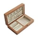 thumbnail image 4 of Caja de madera para guardar joyas, organizador de escritorio Ébano blanco, 4 of 9