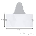 thumbnail image 4 of Dundee Deco 3D Peel and Stick Wall Panels, White, Set of 10, Covers 55 sq ft, 4 of 6