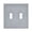 Light Grey, variant on Dailycode Light Switch Plate Covers 2 Gang Wall Plate Plastics Outlet Covers for Kitchen Home Office Decor Light Grey