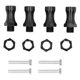 thumbnail image 1 of Adaptateur de conversion hexagonal pour extension de roue en métal RC 12 mm à 17 mm, élargisseur 30 mm pour voiture tout-terrain RC 1/10, noir, 1 of 4