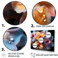 thumbnail image 3 of Designart "Joyful Abstract Art I" Orchids Floater Framed Canvas Wall Art, 3 of 5