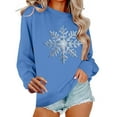 thumbnail image 3 of Xdegoge Christmas Sweaters for Women 2025 Holiday Party Xmas Tree Sweatshirts Loose Fit Merry Funny Shirts Winter Vintage Cute Ugly Sweaters Crewneck Family Long Sleeve Tops, 3 of 7