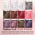 thumbnail image 5 of Candy Lover Gel Nail Polish Kit with UV LED Lamp, 12 Colors Cool Juliet Gel Polish Starter Kit, All-in-One Quick Dry Soak Off Nail Gel Manicure Kit with DIY Tools Valentine Gift for Women, 5 of 10