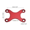 thumbnail image 2 of Unique Bargains Joint de Planche à Roulettes Protecteur de Pont Longboard Anti-Fuite Matériel Protecteur Rouge Forme H, 2 of 5