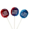thumbnail image 2 of Charms Sweet Pops Lollipops Patriotic USA Flag Cherry Blue Razz Flavor 15-Piece 9 oz Bag, 2 of 2