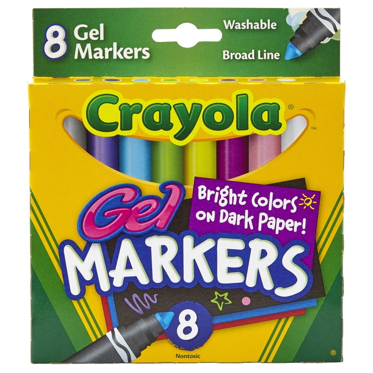 Crayola Gel Markers, 8 Colors Per Box, Set Of 4 Boxes - Walmart.com