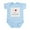 Sky Blue, variant on CafePress - I Love My Pop Pop Infant Bodysuit - Baby Light Bodysuit, Size Newborn - 24 Months