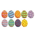 thumbnail image 3 of 500Pcs Easter Egg Stickers Self-Adhesive Labels Seal Gift Tags DIY Easter Wrapping Party Favors Decorations - Stripe, 3 of 4