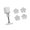 B, variant on 4Pcs Spring Flower Baking Molds Hand Press Cookie Molds ABS Plastic Kitchen Tool For Artistic Dessert Decoration